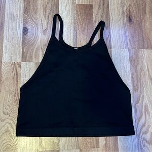 Black crop top